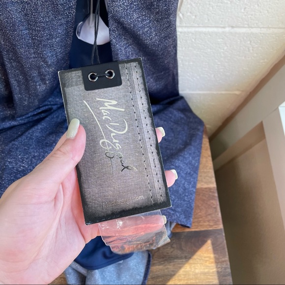 NWT Mac Duggal 50571L Plunge Maxi Dress Gown - Picture 5 of 9